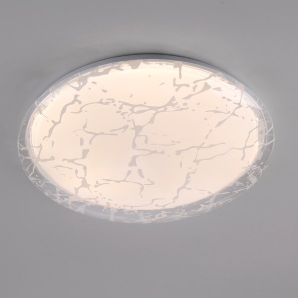 JUST LIGHT. 14008-16 - LED димируема таванна лампа ART PLAFO LED/20W/230V бяла + с дистанционно управление
