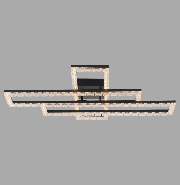 JUST LIGHT. 14733-18 - LED таванно осветително тяло GLITRA LED/35W/230V черно