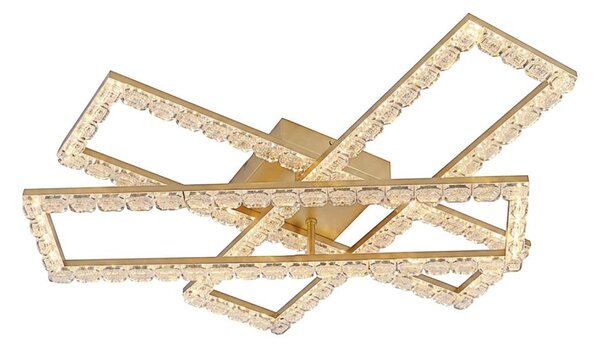 JUST LIGHT. 14733-60 - LED таванно осветително тяло GLITRA LED/35W/230V златно