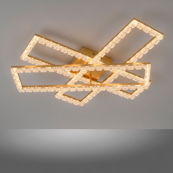JUST LIGHT. 14733-60 - LED таванно осветително тяло GLITRA LED/35W/230V златно