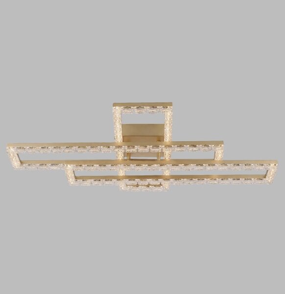 JUST LIGHT. 14733-60 - LED таванно осветително тяло GLITRA LED/35W/230V златно