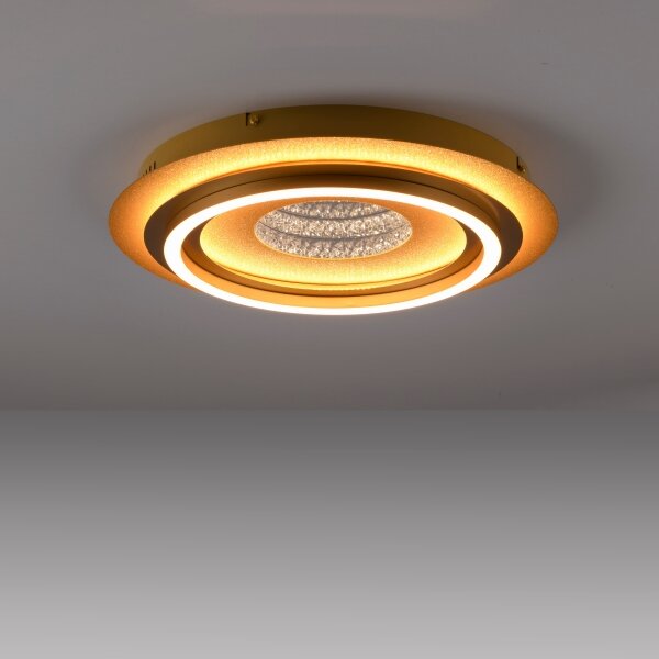 JUST LIGHT. 15089-60 - LED плафон CICHIO LED/36W/230V златен