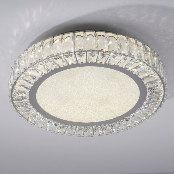 JUST LIGHT. 15222-17 - LED плафон KULUNKA LED/46W/230V хром