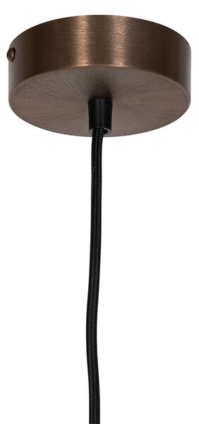 Дизайнерска висяща лампа тъмен бронз GU10 50mm - Tubo