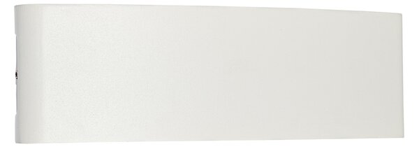 Външна стенна лампа бяла с LED 10-светлина IP54 - Silly