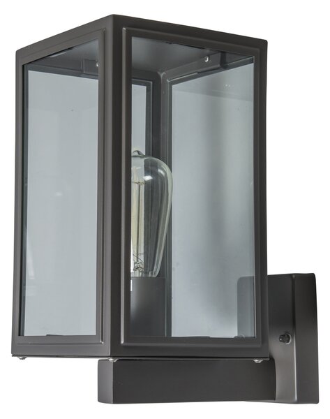 Индустриален стенен аплик сив IP44 - Sutton Up