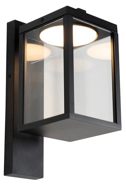 Външна стенна лампа черна с LED IP54 - Ferdinand