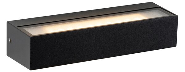 Модерен аплик черен с LED IP65 - Steph