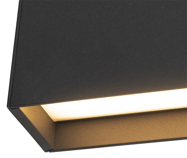 Модерен стенен аплик антрацит с LED IP54 - Spector