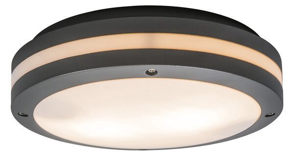 Интелигентна стенна и таванна лампа тъмно сива с Wi-Fi A60 - Glow