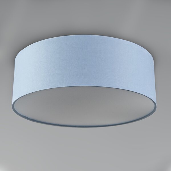 Таванна лампа синя 30 см с LED - Drum LED