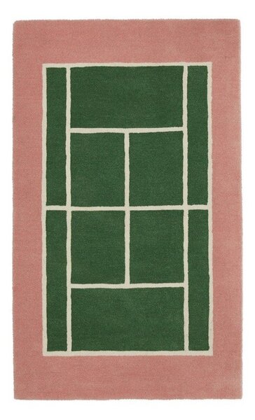 Детско килимче за игра със смес от вълна 88x150 cm Tennis – OYOY Mini