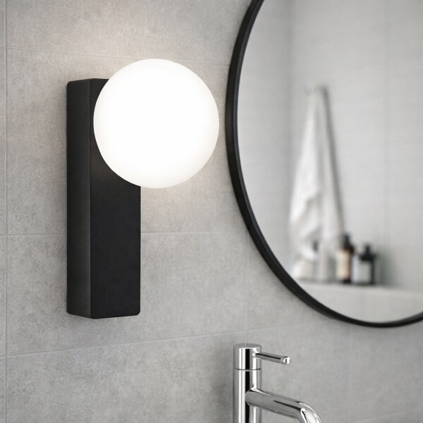 Open Design OR85556 - Стенно осветително тяло BOLETTA за баня 1xG9/8W/230V IP44 черно