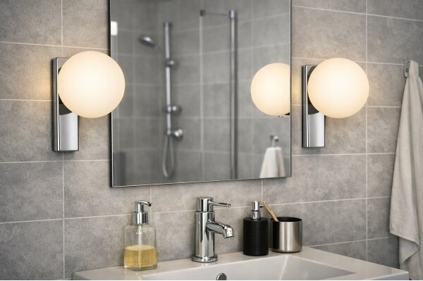Open Design OR85525 - Стенно осветително тяло BOLETTA за баня 1xG9/8W/230V IP44, лъскав хром