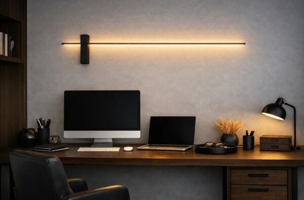 Open Design OR85051 - LED настенно осветително тяло BENE LED/10,5W/230V 100 cm черно
