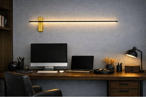 Open Design OR85075 - LED настенно осветително тяло BENE LED/10,5W/230V 100 cm златисто