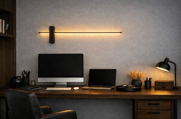 Open Design OR85068 - LED стенен аплик BENE LED/7W/230V 62 см черен