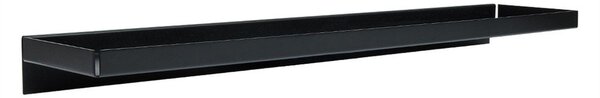 Черен метален стенен рафт 80 cm Bakku – OYOY Living Design