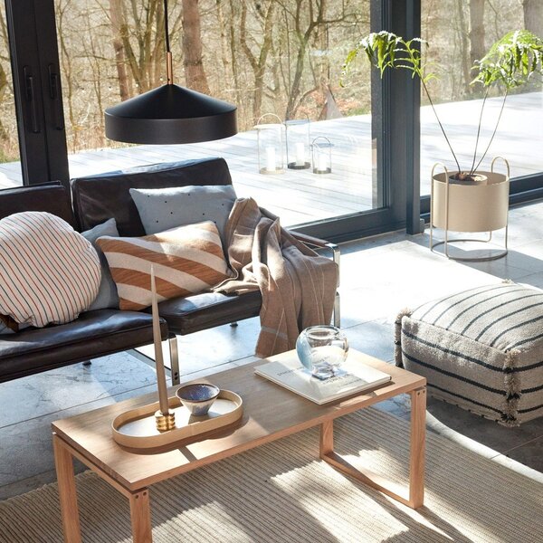 Черно метално висящо осветително тяло ø 30 cm Hatto – OYOY Living Design