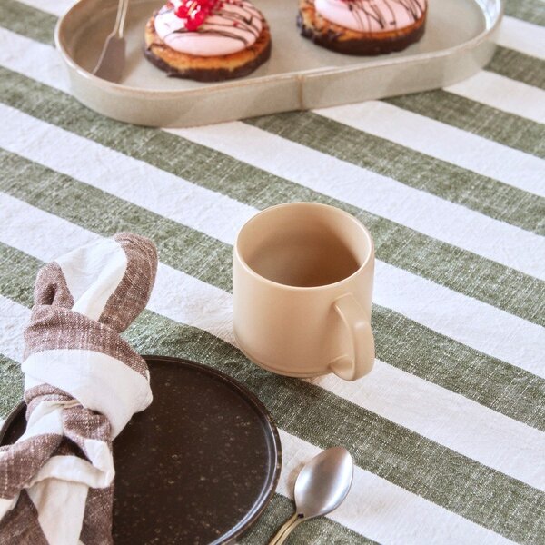 Покривка за маса от органичен памук 140x260 cm Striped – OYOY Living Design