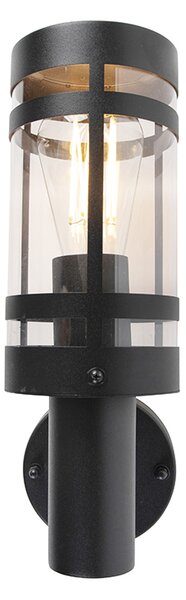 Модерна външна стенна лампа черна IP44 - Gleam
