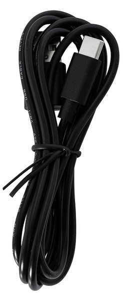 Настолна лампа черна акумулаторна с LED и димер IP54 - Jude