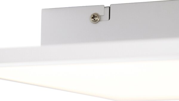 Таванна лампа бяла 40 см с LED 4-степенен димер - Liv