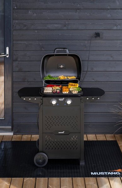 MUSTANG Защитна подложка / килим за BBQ - 100х150см