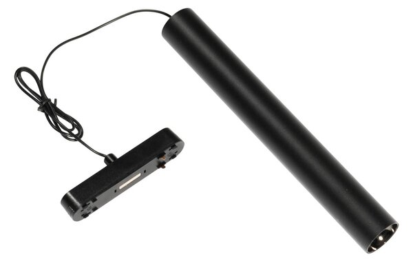 Модерен черен висулка за 1-фазова релсова система 4.5W 3000K - Magnetic Cassie