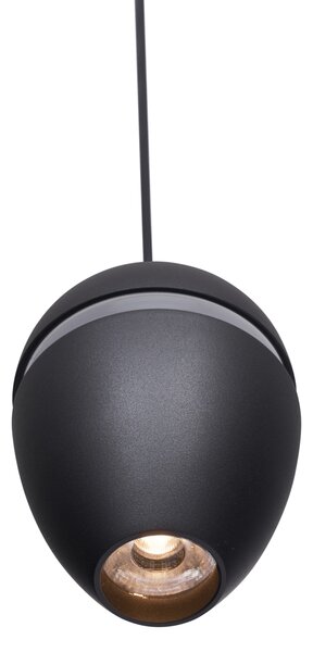 Релсова система за осветление с 10 светлини, черна, 1-фазна - Magnetic Eggy Puk