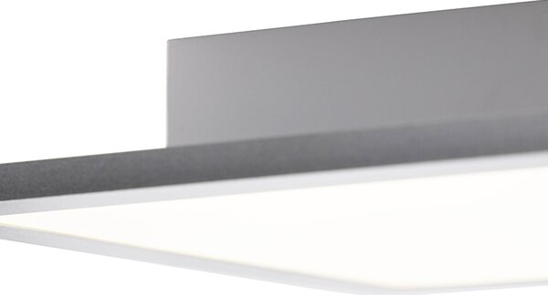 Таванна лампа от стомана 120 см с LED и дистанционно управление - Liv