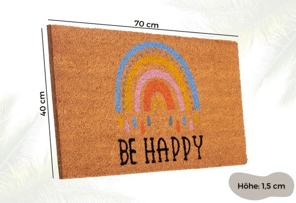 Изтривалка от кокосови влакна 40x70 cm Be Happy – Hanse Home