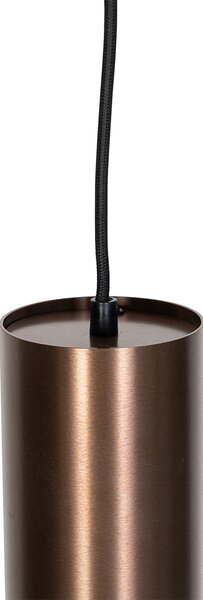 Смарт висяща лампа тъмен бронз вкл. Wifi GU10 50mm - Tubo
