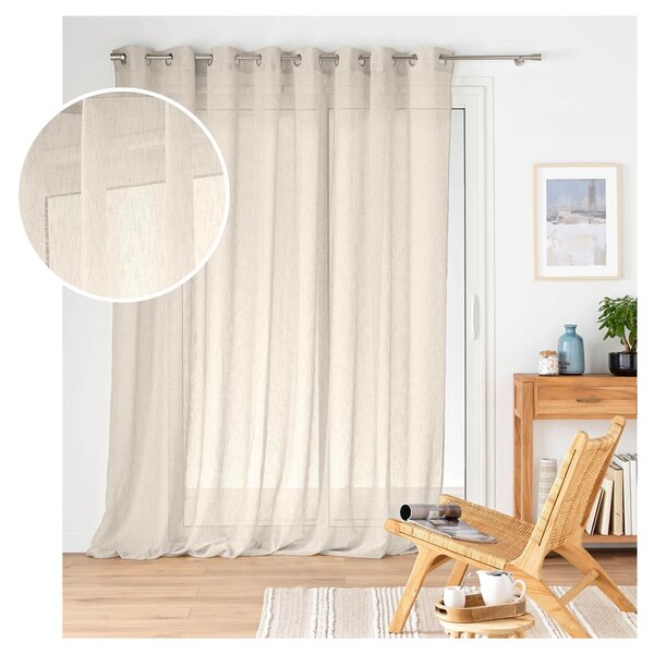 Завеса в естествен цвят 300x240 cm Carlin – douceur d'intérieur