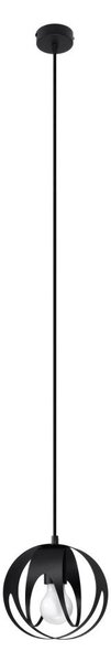 Sollux SL.1087 - Висящ полилей TULOS 1xE27/60W/230V черен