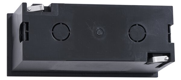 Модерна вградена стенна лампа черна 16 см вкл. LED IP65 - Mert