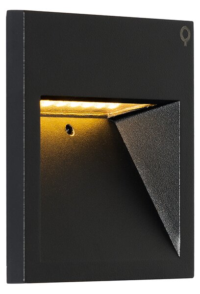 Модерна стенна лампа черна с LED - Gem 2