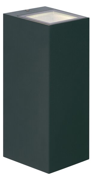 Модерна стенна лампа тъмнозелена 2 светлини GU10 70mm IP54 - Baleno