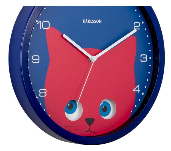 Детски часовник ø 31 cm Peekaboo Cat – Karlsson