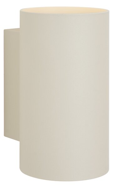 Модерен стенен аплик бежов GU10 50mm кръгъл 2-светлинен - Sandy