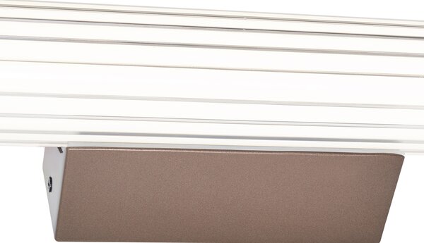 Ретро стенна лампа бронз 60,4 см вкл. LED IP44 - Coco
