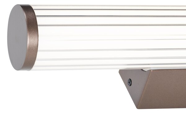 Ретро стенна лампа бронз 40 см вкл. LED IP44 - Coco