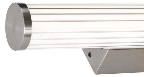Ретро стенна лампа Gunmetal 40.4cm вкл. LED IP44 - Coco