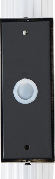 Ретро стенна лампа Gunmetal 40.4cm вкл. LED IP44 - Coco
