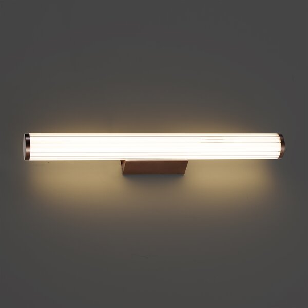 Ретро стенна лампа бронз 60,4 см вкл. LED IP44 - Coco