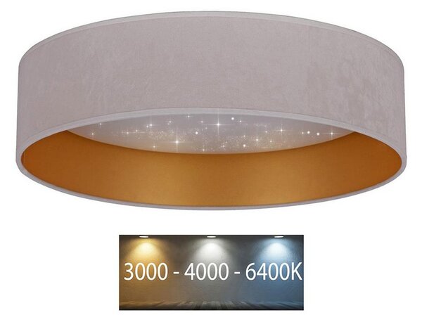 Brilagi - LED Лампа VELVET STAR LED/24W/230V Ø 40 cм кремава/златиста