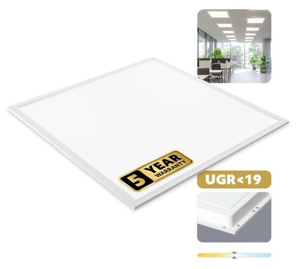 LED панел за окачен таван DAVRO LED/40W/230V 4000K UGR<19 59,5x59,5 cm бял