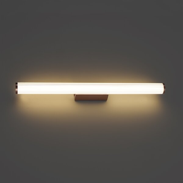Ретро стенна лампа бронз 80.4cm вкл. LED IP44 - Coco