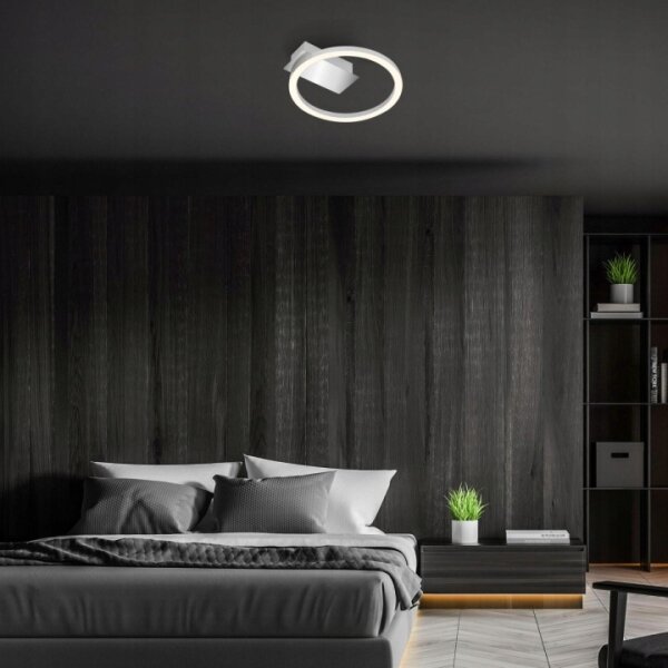 Briloner 3778-014 - LED таванно осветително тяло FRAME LED/5W/230V Ø 20 см матов хром