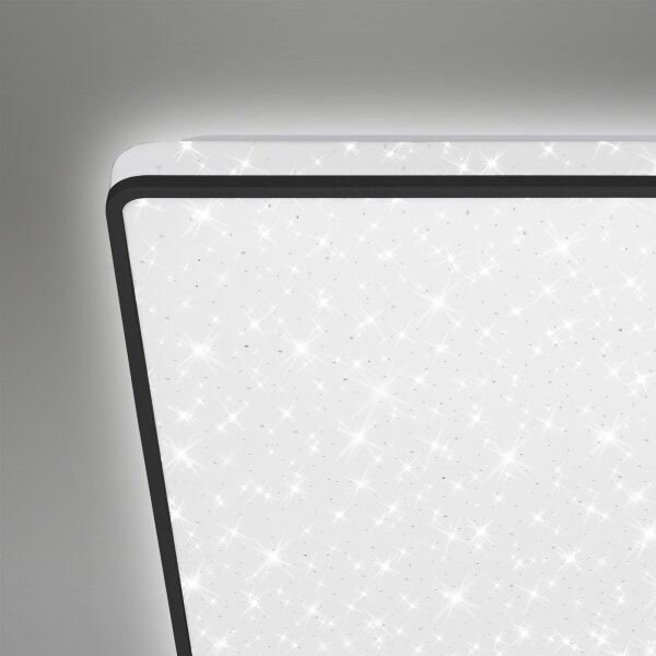 Briloner 3748-415 - LED таванно осветително тяло STAR SKY LED/15W/230V 27x27 см черно